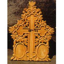 Wood carved icon panels