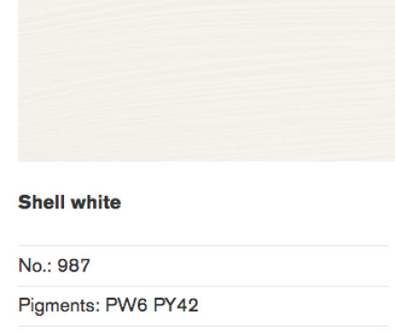 Ν.987 Άσπρο κέλυφος αυγού (Shell White) - 250ml