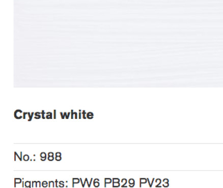 Ν.988 Άσπρο τυφλωτικό (Crystal White) - 250ml