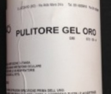 Pulitore - Gel (πηκτή ουσία) για το καθαρισμό χρυσό & ασήμι - 200 κ.ε.