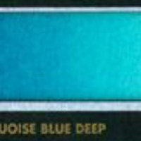 B265 Turquoise Blue Deep/Μπλε Τουρκουάς Βαθύ - 1/2 πλάκα